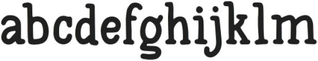 mono and friends pa Regular otf (400) Font LOWERCASE