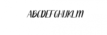 MOCHI Italic.otf Font LOWERCASE