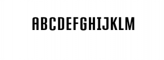 MODURA-Bold.otf Font UPPERCASE