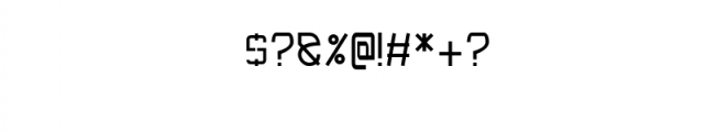 MONOLIGHT Font OTHER CHARS