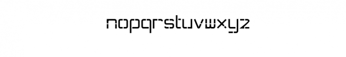 MONOLIGHT Font LOWERCASE