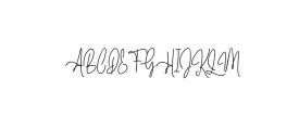 Mollaroid - Signature Font Font UPPERCASE