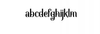 Monabelia Regular.otf Font LOWERCASE