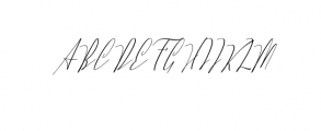 Monica Script Slant.otf Font UPPERCASE