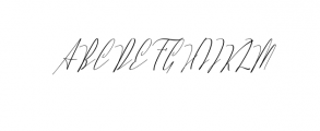 Monica Script Slant.ttf Font UPPERCASE