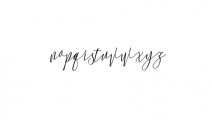 Monica Script.otf Font LOWERCASE