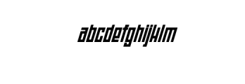 Monogram Typeface Font LOWERCASE
