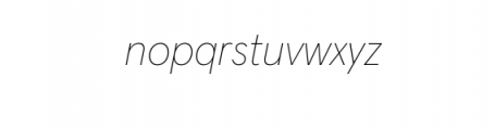 Montagu Thin Italic.otf Font LOWERCASE