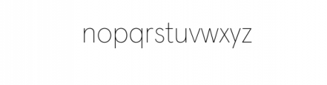 Montagu Thin.otf Font LOWERCASE