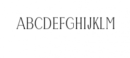 Montrell-Light.otf Font UPPERCASE