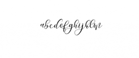 Morelight Script Font LOWERCASE