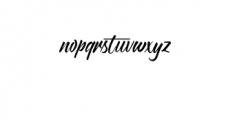 Morning Painters.otf Font LOWERCASE