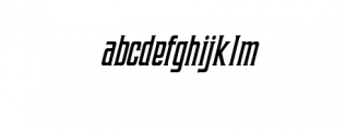 Morse Italic.otf Font LOWERCASE