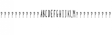 mono.otf Font UPPERCASE