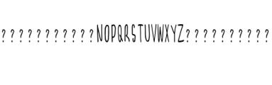 mono.ttf Font UPPERCASE