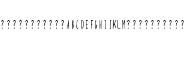 mono.ttf Font LOWERCASE