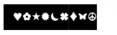Mod Monograms Black Font OTHER CHARS