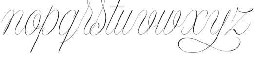 Model Std Three Font LOWERCASE