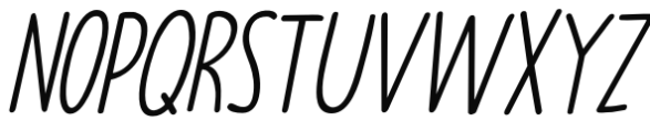 Modern Fantasy Italic Font LOWERCASE