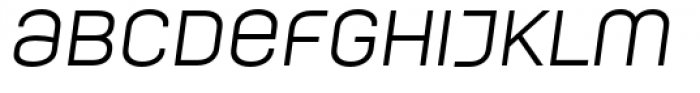 Moderna Unicase Light Italic Font LOWERCASE