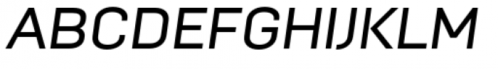 Moderna Unicase Medium Italic Font UPPERCASE