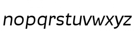 Modernica Office Italic Font LOWERCASE