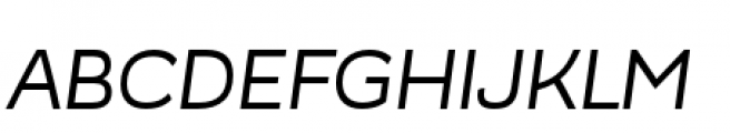 Modernica Standard Italic Font UPPERCASE