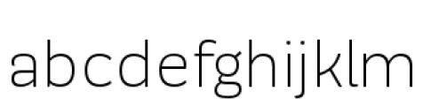 Modernica Standard Light Font LOWERCASE