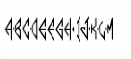 Moissanite Monogram Font LOWERCASE