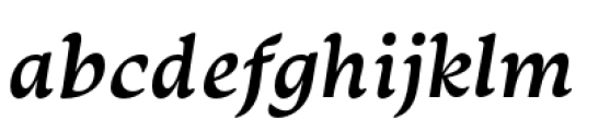 Monarcha Semi Bold Italic Font LOWERCASE