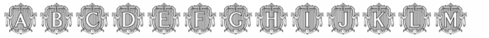 Monarchy Initials Font LOWERCASE
