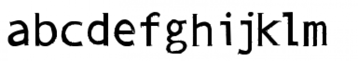 Monosketch Black Font LOWERCASE