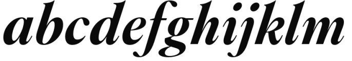 Montaigne Bold Italic Font LOWERCASE