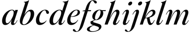 Montaigne Book Italic Font LOWERCASE