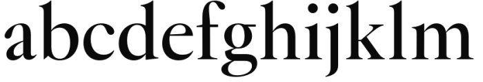 Montaigne Book Regular Font LOWERCASE