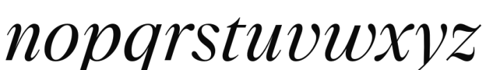 Montaigne Italic Font LOWERCASE