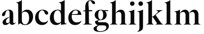 Montaigne Medium Regular Font LOWERCASE