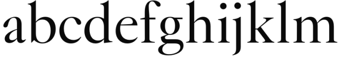 Montaigne Regular Font LOWERCASE