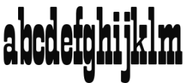 Montebaldo Regular Font LOWERCASE