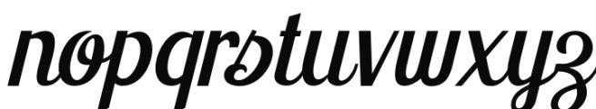 Montello Italic Font LOWERCASE