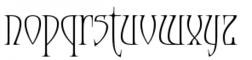 Moonstone Regular Font LOWERCASE