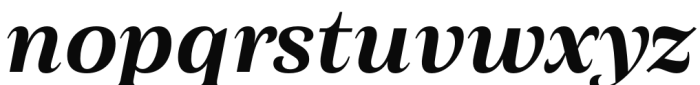 Morison Semibold Italic Font LOWERCASE