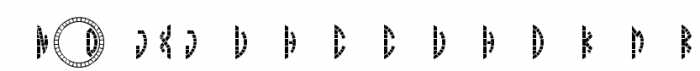 Mosaic Monograms Three Black Regular Font OTHER CHARS