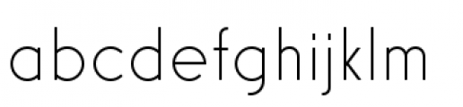 Mostra Nuova Light Font LOWERCASE