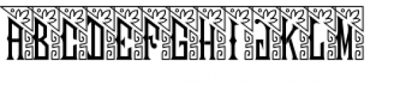 Mouchoir Monogram Font LOWERCASE