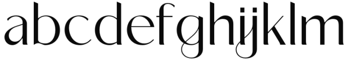 Moutyara Regular Font LOWERCASE