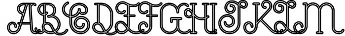 Mocca - Vintage Style Font Font UPPERCASE