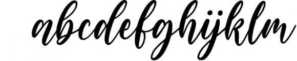 Modern Calligraphy - Font Bundle 1 Font LOWERCASE