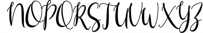 Modern Calligraphy - Font Bundle 4 Font UPPERCASE