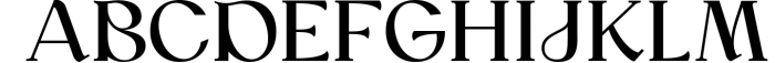 Modern Display Serif Font - Melian Kingsley 1 Font UPPERCASE